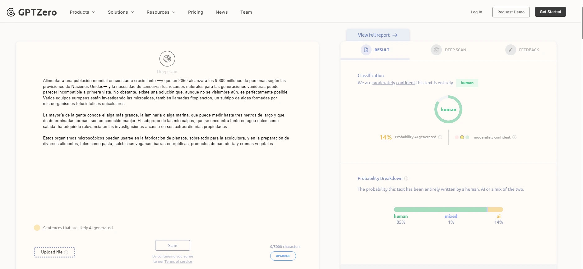 herramientas de detección de ia